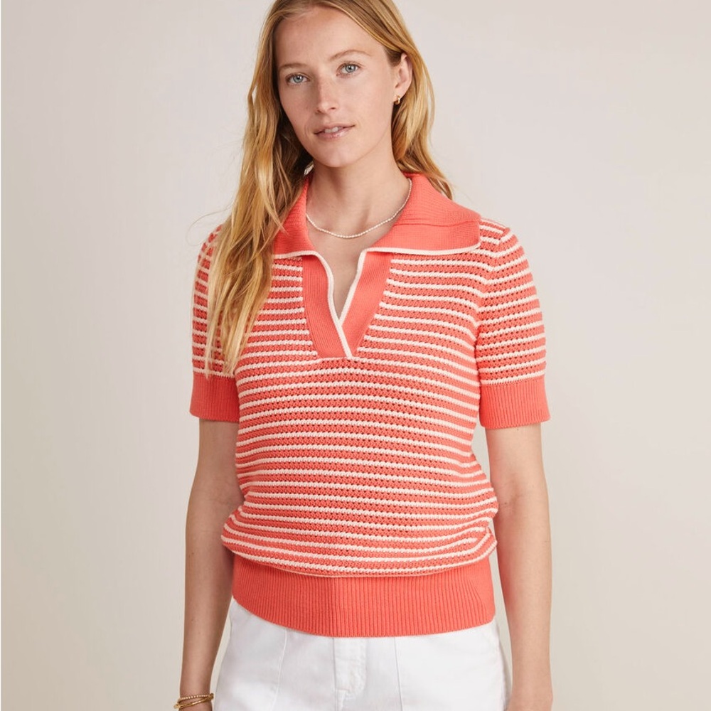 Vineyard Vines Short-Sleeve Polo Sweater